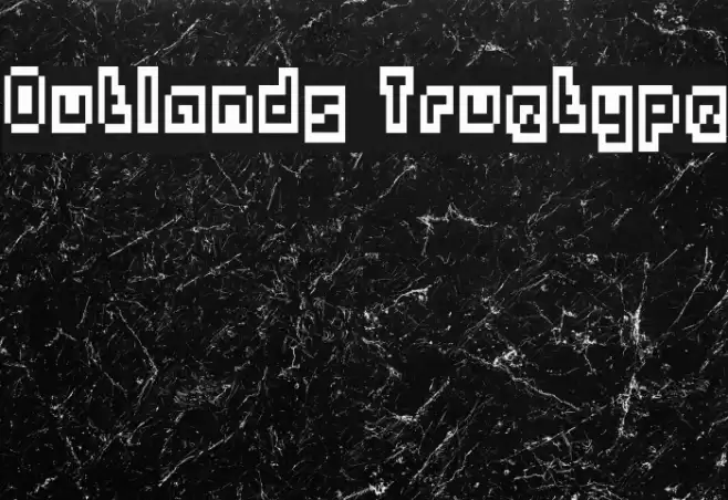 Outlands Truetype Font examples