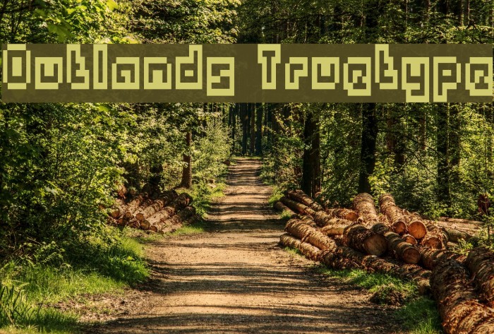 Outlands Truetype Font examples