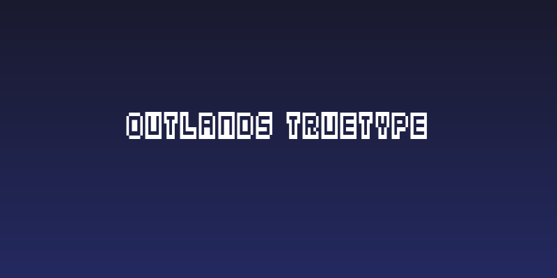 Outlands Truetype Social Header