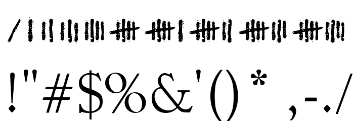 Outlast 2 Game Font(RUS BY LYAJ Font OTHER CHARS