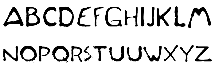 Outlast 2 Game Font(RUS BY LYAJ Font LOWERCASE