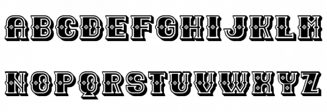 Outlaw Black Regular Font OTHER CHARS