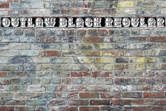 Outlaw Black Regular Example 1