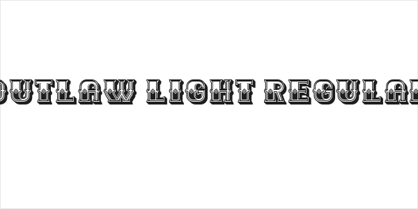 Outlaw Light Regular Logo