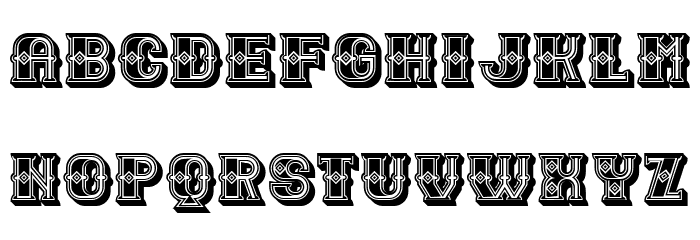 Outlaw Regular Font OTHER CHARS