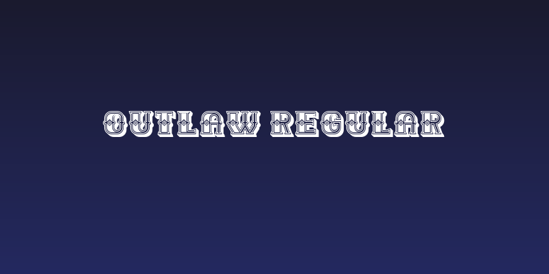 Outlaw Regular Social Header
