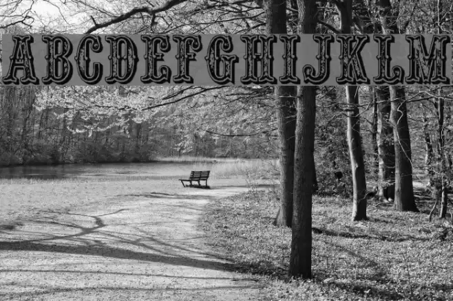 Outlaw Font examples