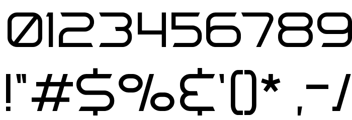 Outlier Rail Font OTHER CHARS