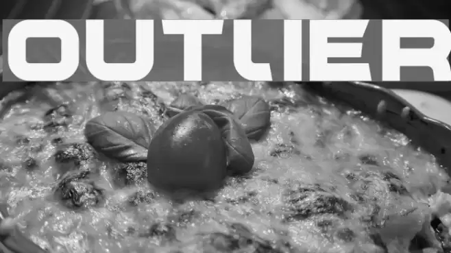 Outlier Font examples