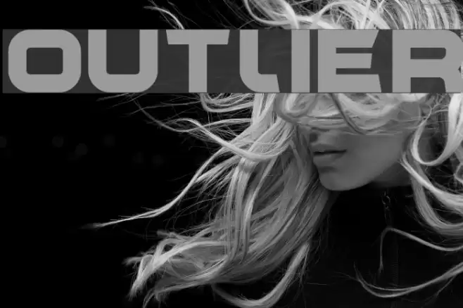 Outlier Font examples