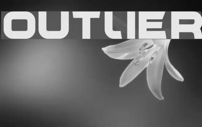 Outlier Font examples