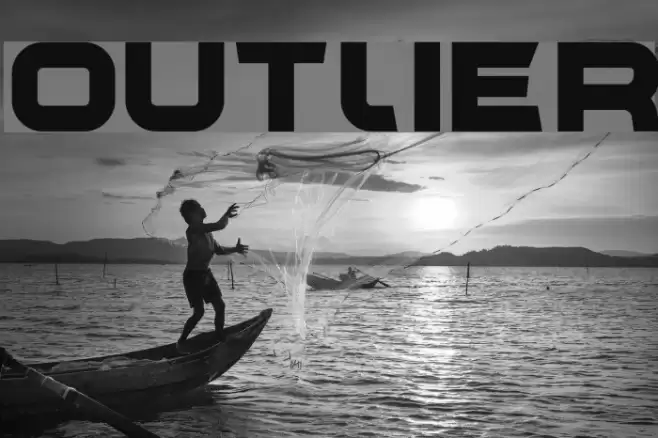 Outlier Font examples