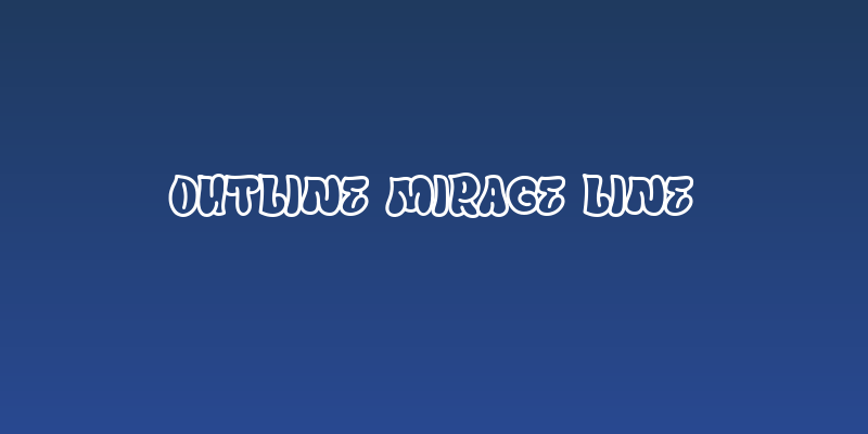 Outline Mirage Line Social Header