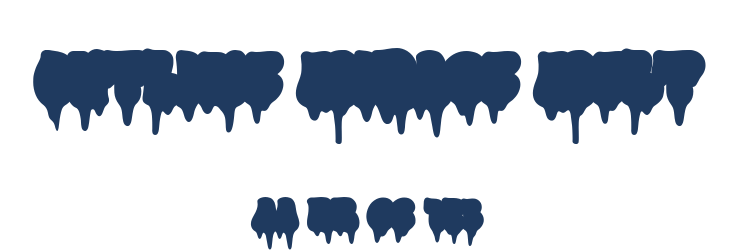 Outline Mirage Melt Font Preview