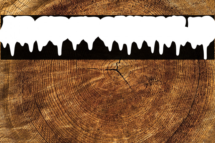 Outline Mirage Melt Font examples