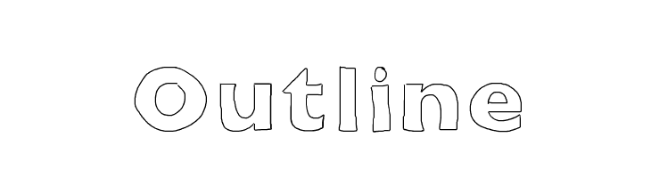 Outline Font
