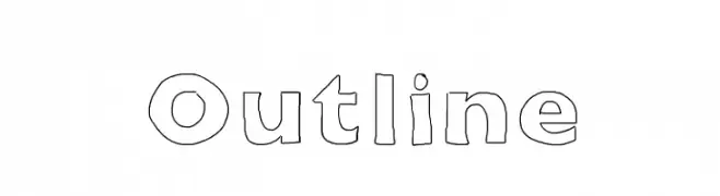 Outline  Fuentes Gratis Descargar