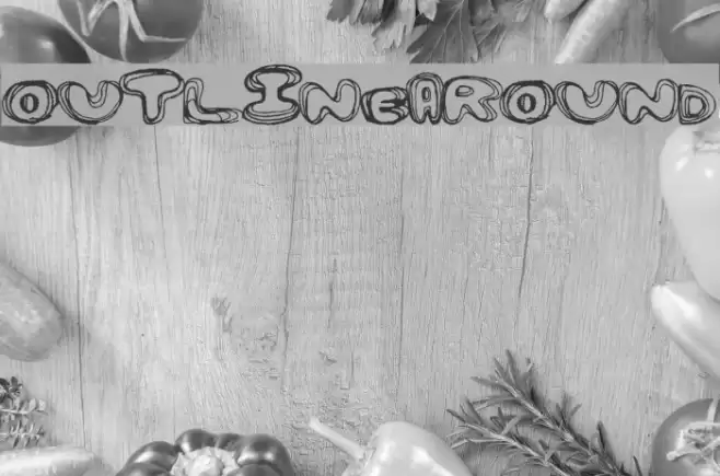 OutlineAround Font examples