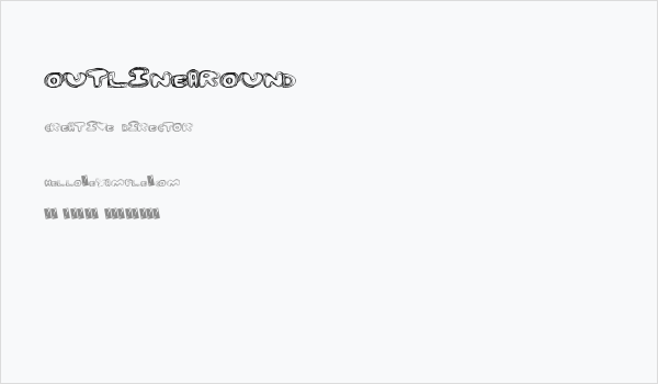 OutlineAround Business Card