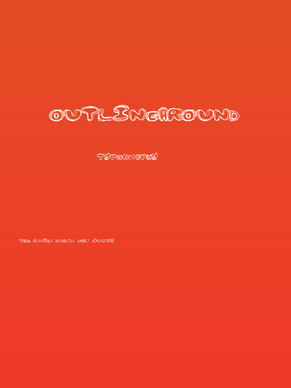 OutlineAround Poster