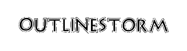 OutlineStorm Font