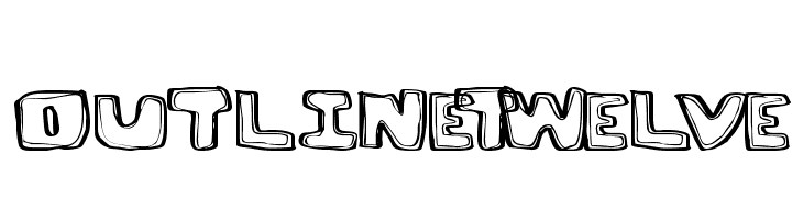OutlineTwelve  Free Fonts Download