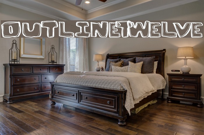 OutlineTwelve Font examples