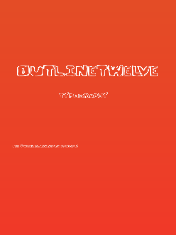 OutlineTwelve Poster