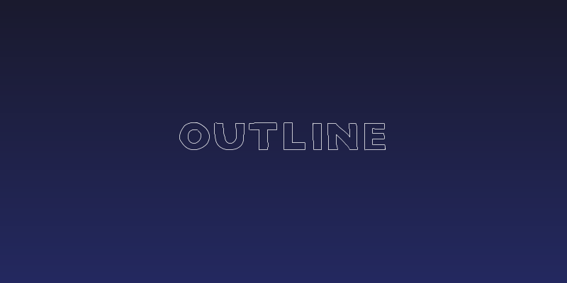 Outline Social Header