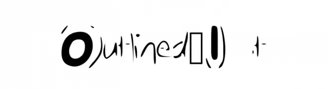 Outlined_It  تنزيل الخطوط