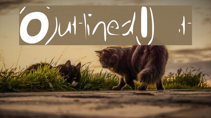 Outlined_It フォント examples