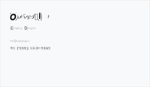 Outlined_It Business Card