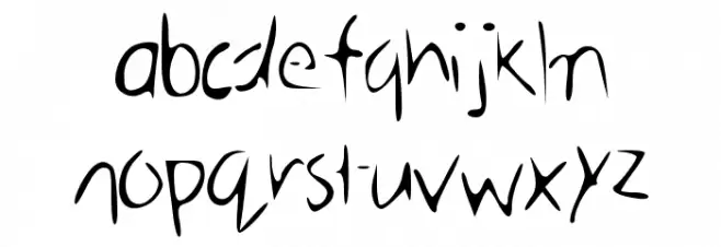 Outlined_It 字体 小写
