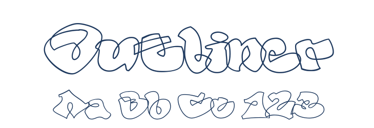 Outliner Font Preview