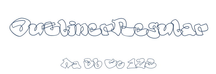 OutlinerRegular Font Preview