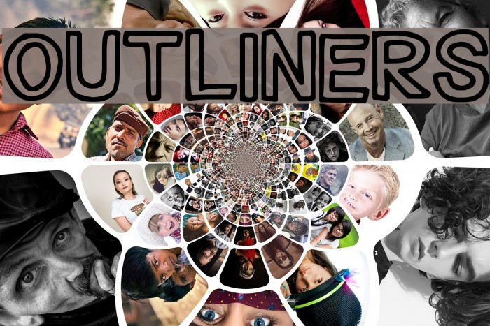 Outliners Font examples