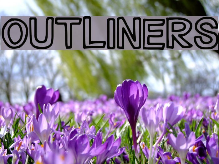 Outliners Font examples