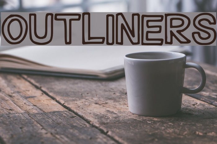 Outliners Font examples