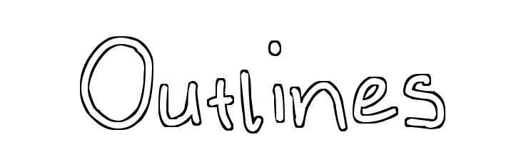 Outlines  Free Fonts Download