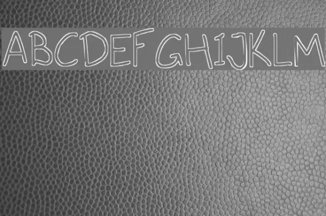 Outlines Font examples