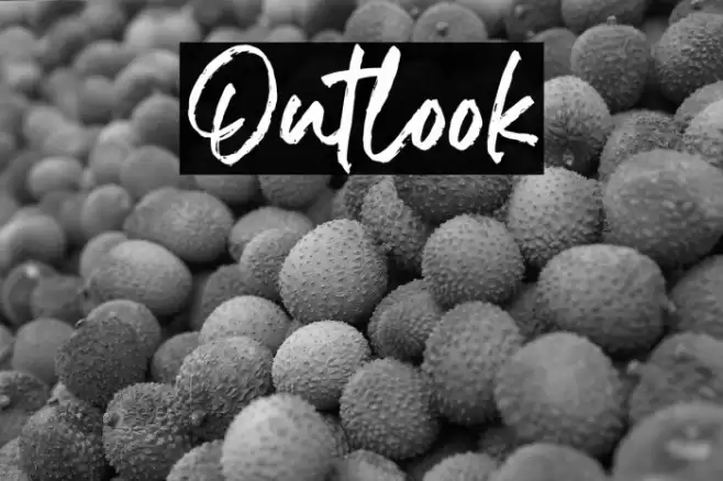 Outlook Schriftart examples