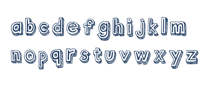 Outlyne Regular Lowercase