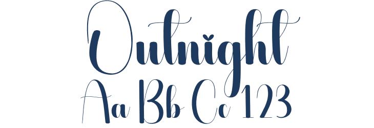 Outnight Font Preview