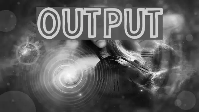 Output Font examples