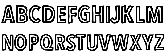 Output Font LOWERCASE