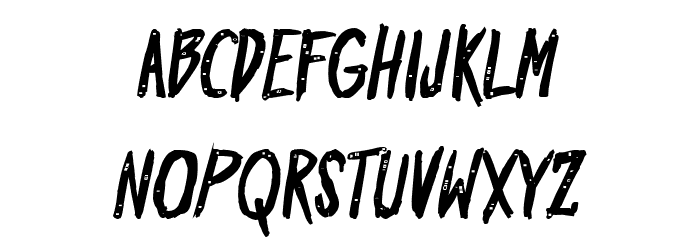 Outrage PG Bold Font LOWERCASE