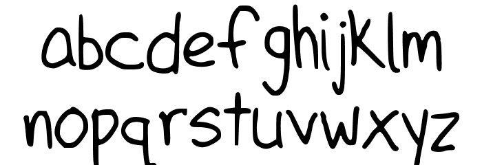 Outrheageous Font LOWERCASE