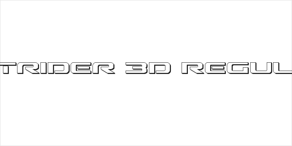 Outrider 3D Regular Logo