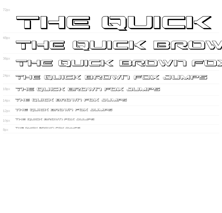 Outrider 3D Regular Waterfall