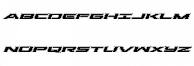 Outrider Academy Italic Italic Polices MAJUSCULES